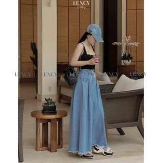 LENCY - Set jean nữ Sera dáng dài trẻ trung cá tính
