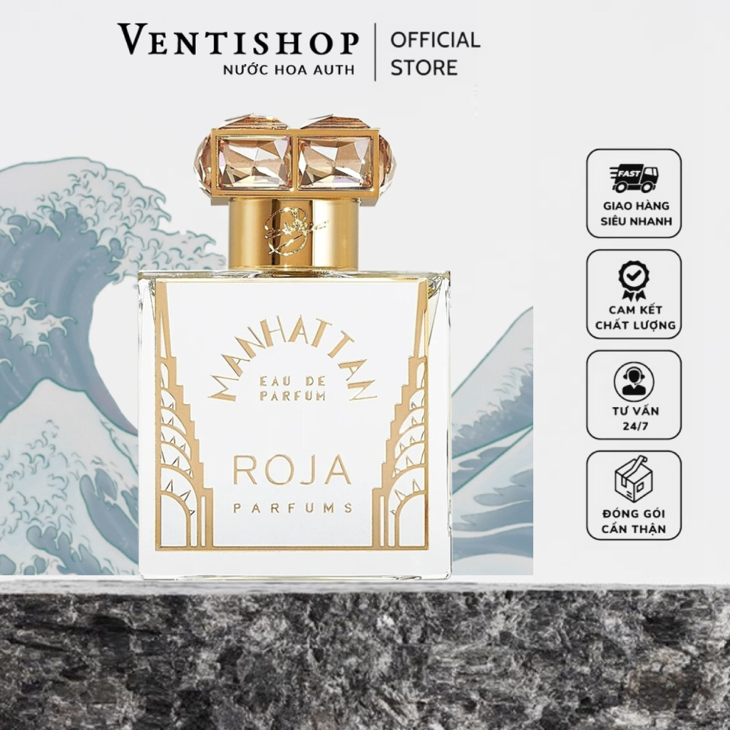 | 𝐕𝐄𝐍𝐓𝐈𝐒𝐇𝐎𝐏.𝟔𝟖 | Nước hoa Unisex Roja Dove Manhattan Eau de Parfum 10ml