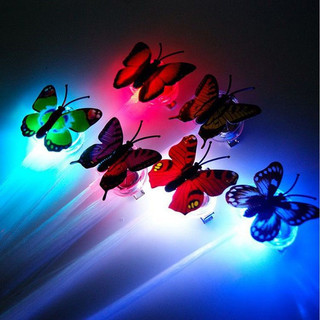 Kẹp Tóc Hình Con Bướm Có Đèn Led Phát Sáng