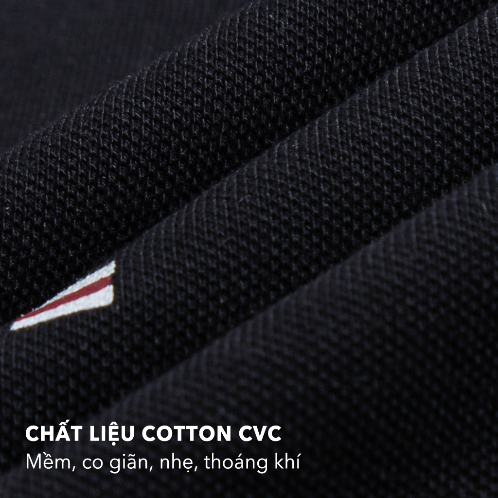 Áo polo nam LEBRO in hoạ tiết chất liệu cotton CVC cao cấp, dáng thể thao slimfit trẻ trung LEBRO TPL23-03