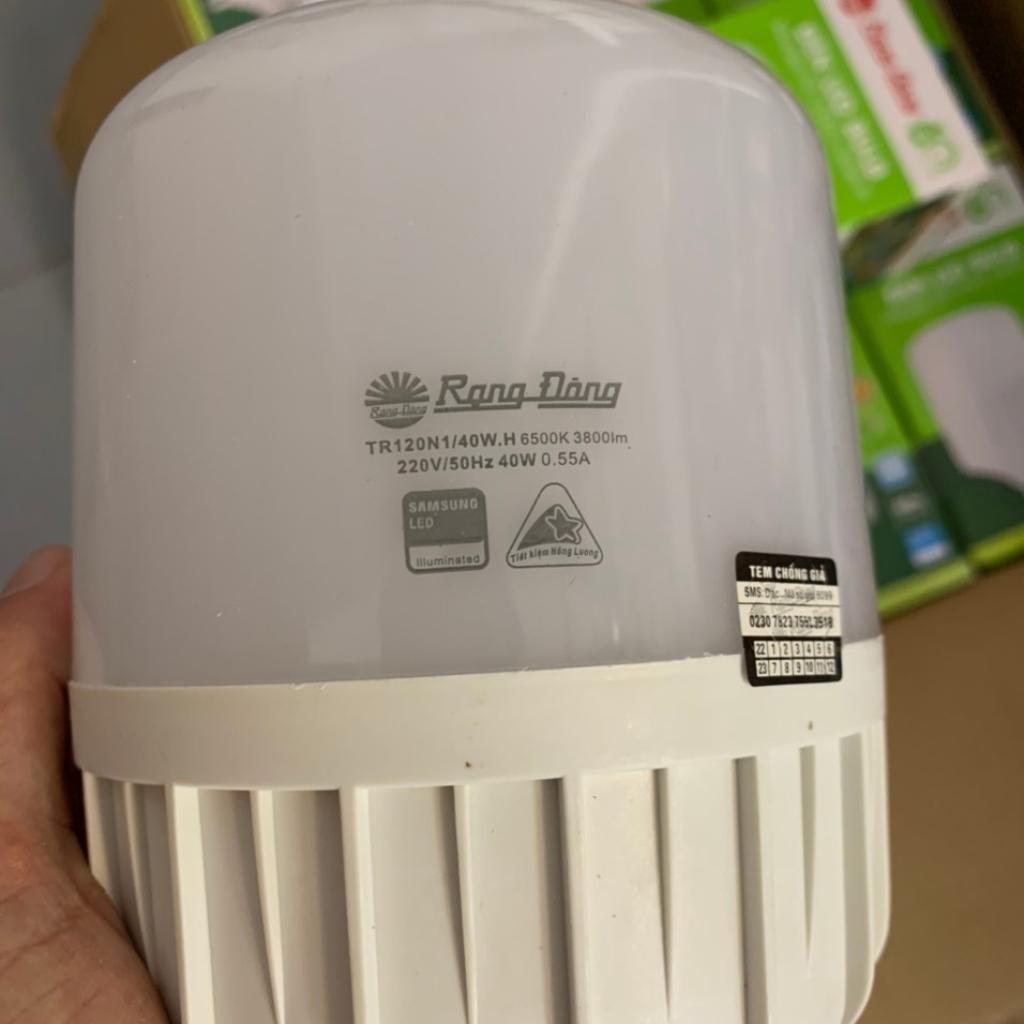 Bóng Led buld trụ 20W 30W 40W 50W Rạng Đông