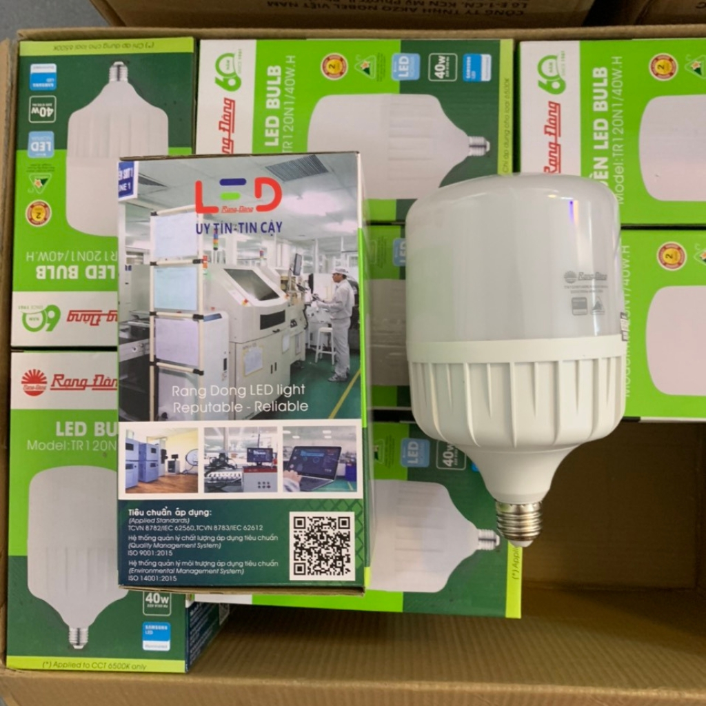 Bóng Led buld trụ 20W 30W 40W 50W Rạng Đông
