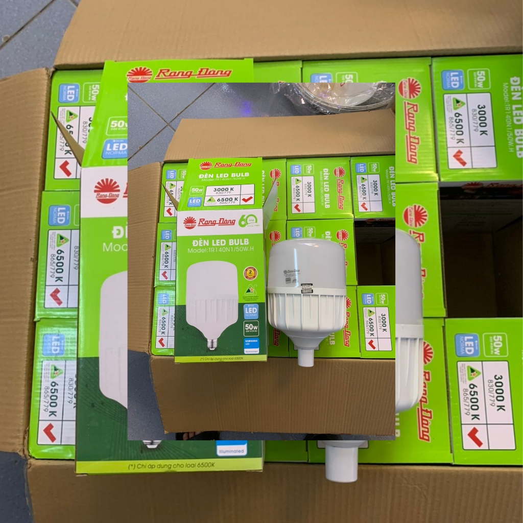 Bóng Led buld trụ 20W 30W 40W 50W Rạng Đông