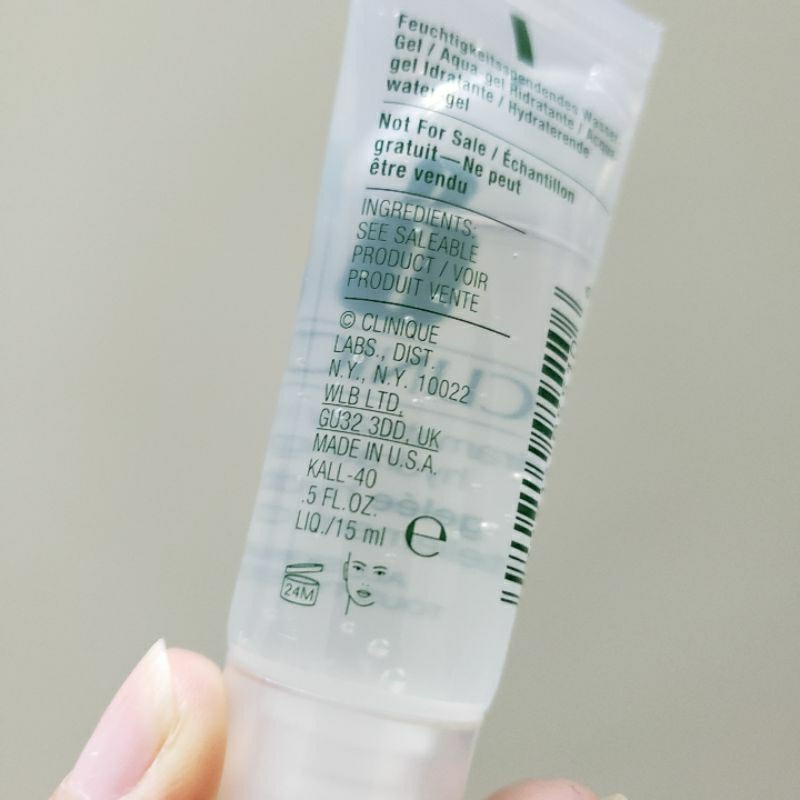 Clinique MOISTURIZING Jelly 15ml kem dưỡng ẩm cấp nước dạng gel