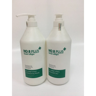 Dầu Gội Xả mọc tóc collagen No 8 plus phục hồi tóc hư tổn hương thơm 1000ml
