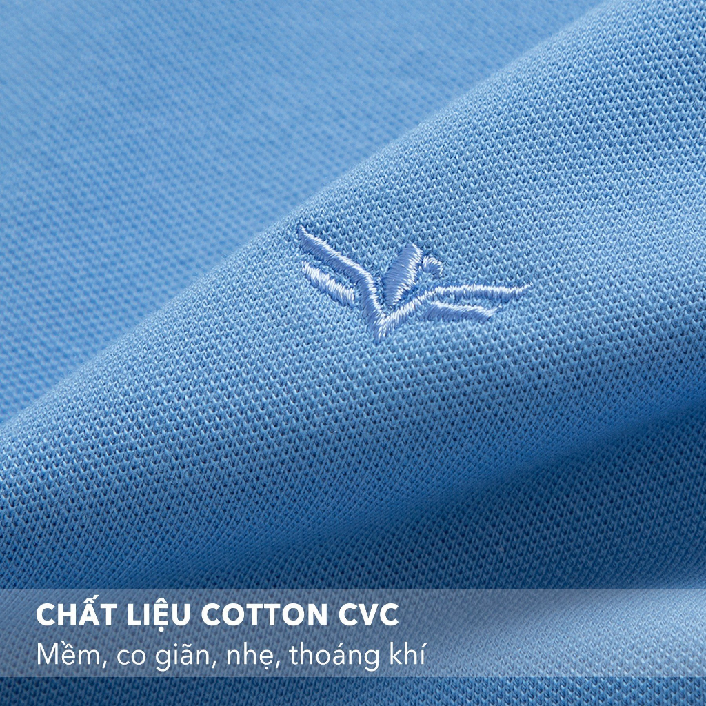 Áo Thun Polo Nam Có Cổ Lebro Chất Liệu Cotton CVC, Phong Cách Trẻ Trung TPL23-001B