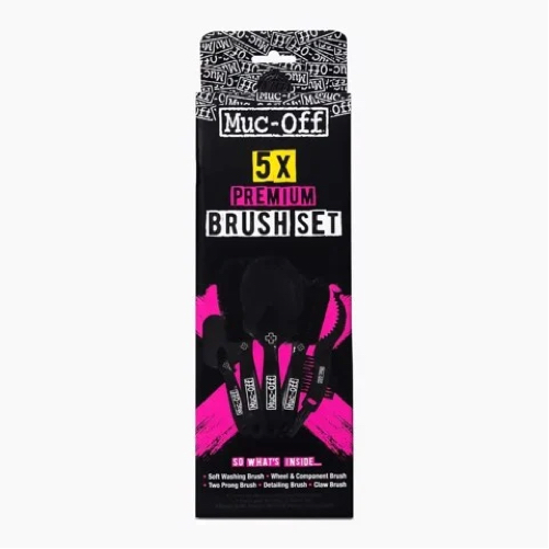 Bộ Bàn chải vệ sinh Cho Xe Đạp, Xe Máy Và Ô Tô MUC-OFF Premium Brush Set