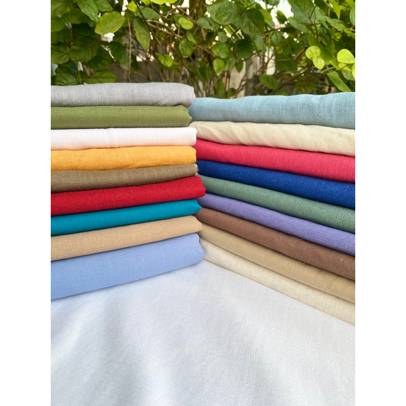 Vải linen bột và bột pha tưng