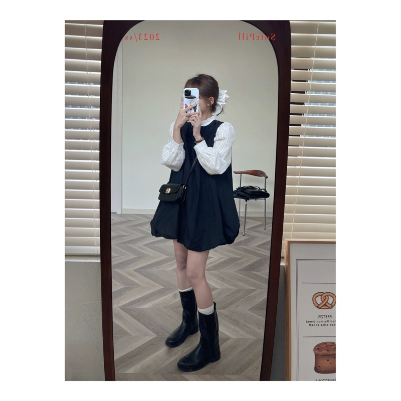 Váy nấm phong cách Hàn Quốc