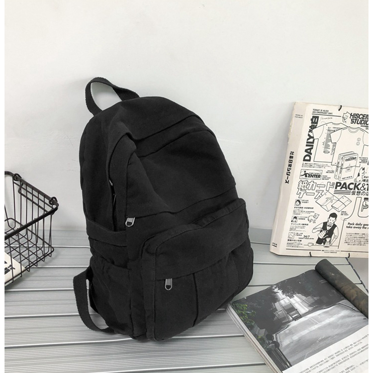 Balo vải cao cấp thời trang KAYLEE balo nữ mẫu mới năm 2023 hottrend KT 34x32x13cm BLV15
