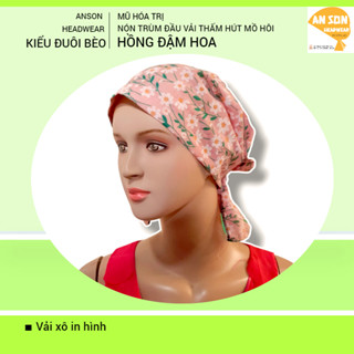 Nón hóa tri vải mềm mát, hút mồ hôi, bệnh nhân ung thư, chemo hat, mũ hóa tri [KIỂU ĐUÔI BÈO]