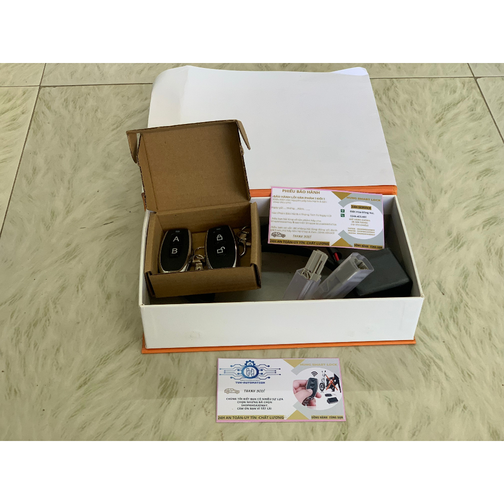 - Khóa Chống Trộm Mở và Tắt xe máy từ xa cho xe SIRIUS - remote bằng kim loại khoảng cách lên đến 200m .