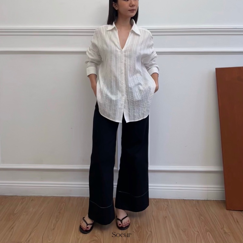 ÁO SƠ MI DỆT - SOEUR JILLY SHIRT