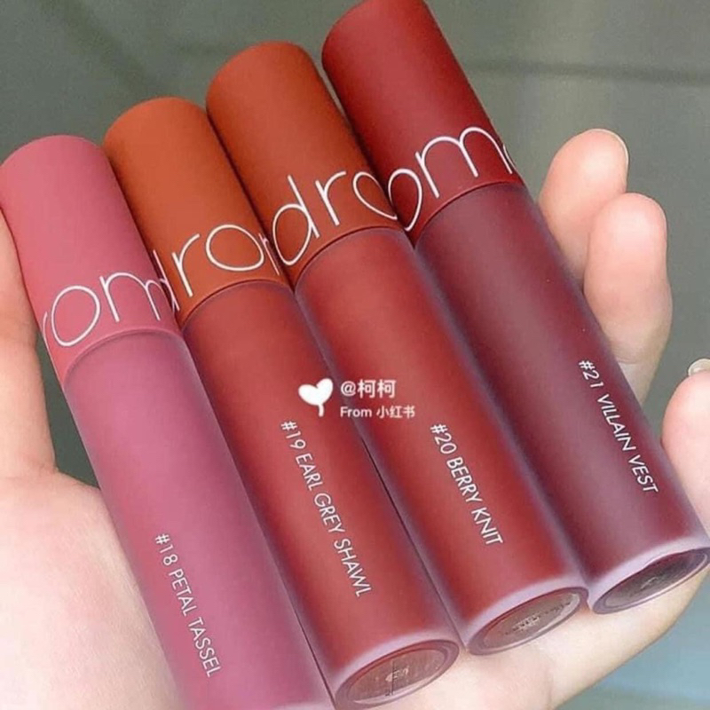 Son Kem Lỳ Romand Zero Velvet Tint 2022 Vintage