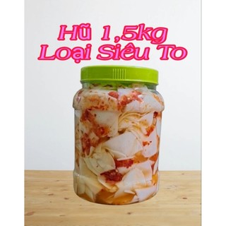 Hũ 1,5kg măng ớt chua cay hòa bình