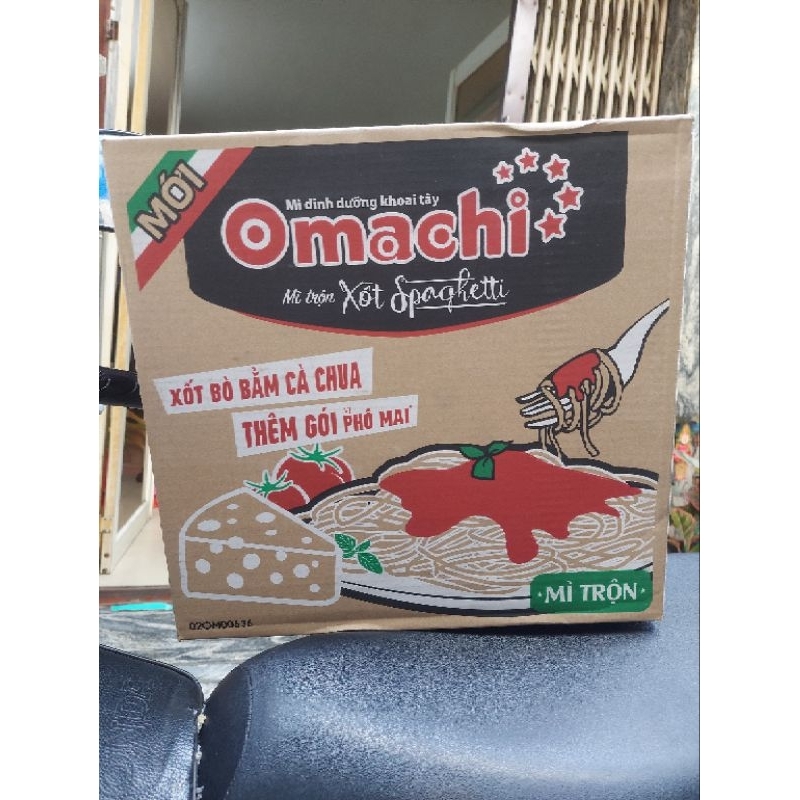 Mì Omachi trộn spaghetti