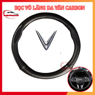 Bọc vô lăng Carbon Size 38 cho VINFAST, thiết kế bắt mắt Giúp bảo vệ bọc vô lăng nguyên bản một cách tối ưu