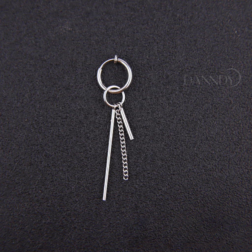 Khuyên Tai Dáng Dài Nam Nữ, Bông Tai Dài Unisex Phong Cách Hàn Quốc, Hoa Tai Dáng Dài Thép Titan Không Gỉ | Dandy