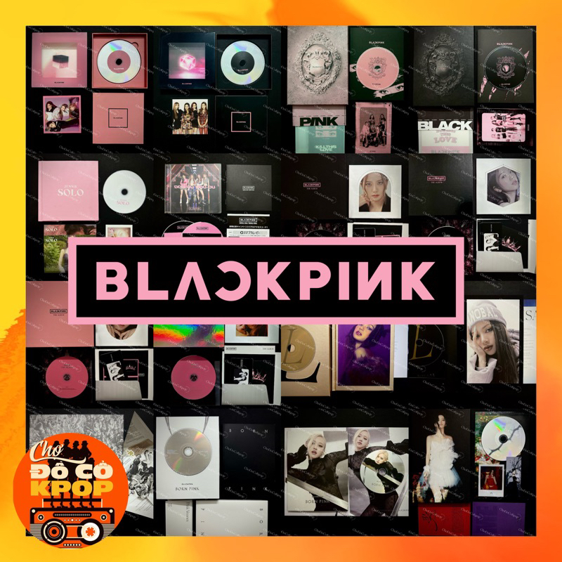 [Có Sẵn] BLACKPINK Rỗng (Square Up,Kill This Love,Born Pink,The Album) Jennie Lisa Jisoo Rose