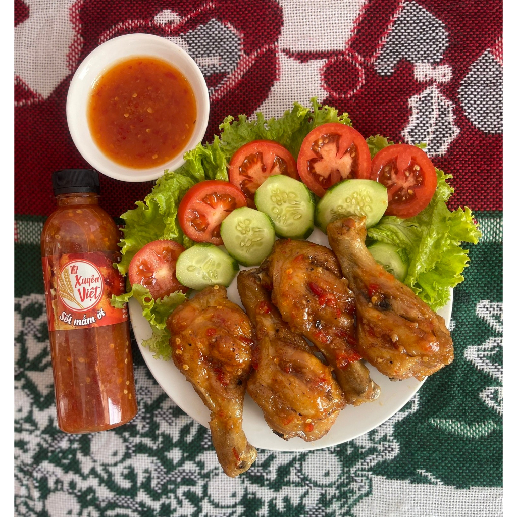 Combo Bữa Ăn Tiện Lợi - Sốt Ướp Thịt Nướng 400g, Sốt Mắm Ớt 400g, Sốt Me 400g Bếp Xuyên Việt