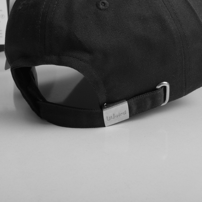 Mũ lưỡi trai Unisex chất liệu vải Kaki đen thêu logo Meowish ,nón lưỡi trai Hàn Quốc