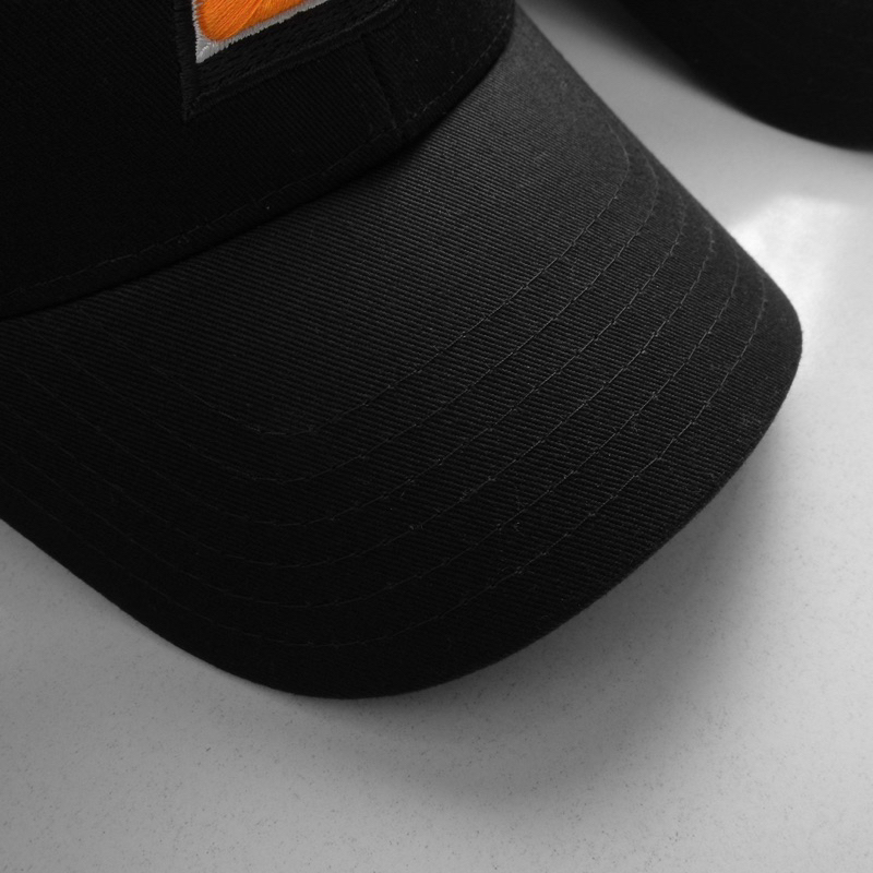 Mũ lưỡi trai Unisex chất liệu vải Kaki đen thêu logo Meowish ,nón lưỡi trai Hàn Quốc