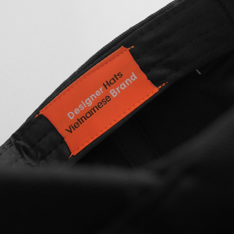 Mũ lưỡi trai Unisex chất liệu vải Kaki đen thêu logo Meowish ,nón lưỡi trai Hàn Quốc