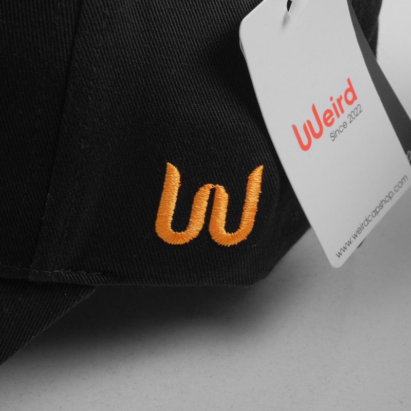 Mũ lưỡi trai Unisex chất liệu vải Kaki đen thêu logo Meowish ,nón lưỡi trai Hàn Quốc