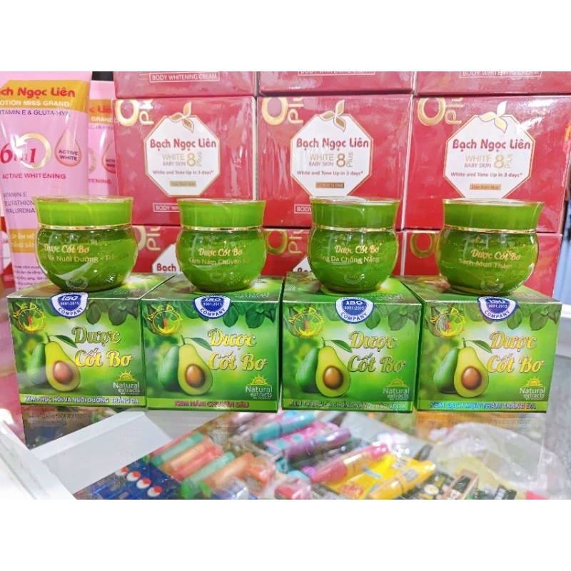 Kem Nám, Trắng Da, Bảo Vệ Da CỐT BƠ 12g