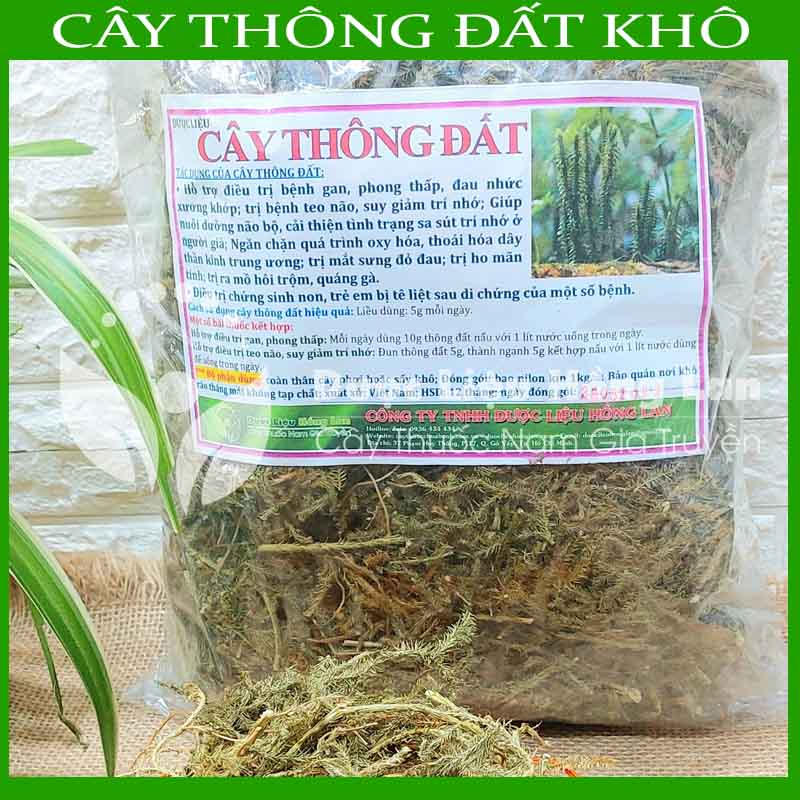 CÂY THÔNG ĐẤT khô sạch đóng gói 1kg - congtyduoclieuhonglan