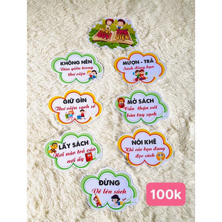 Nội quy trang trí góc thư viện lớp học