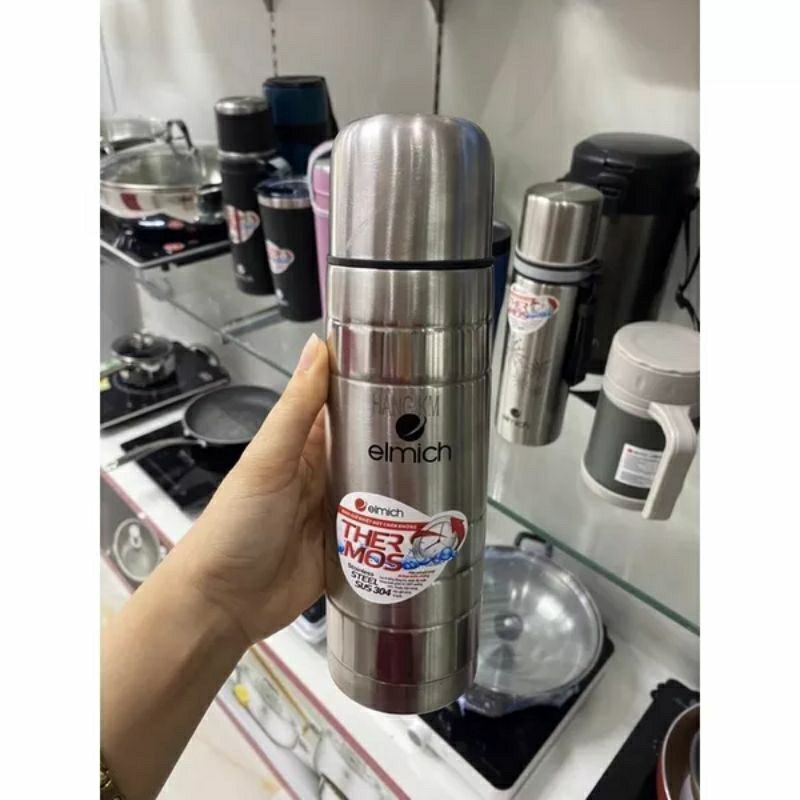 Bình giữ nhiệt Elmich Inox 304 500ml- 5196. Hàng KM