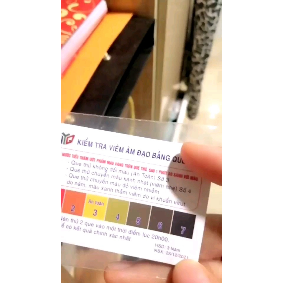 Que thử viêm phụ khoa