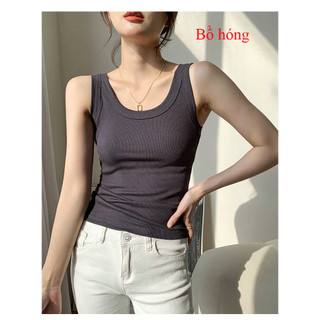 Áo croptop bigsize 90kg nữ sát nách ba lỗ thun BL2