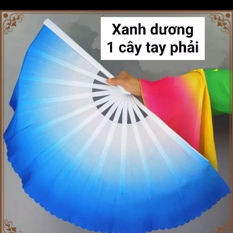Quạt múa dưỡng sinh nan nhựa