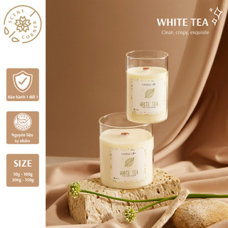 Nến thơm tinh dầu thiên nhiên candle cup/agaya | mùi white tea - bạch trà