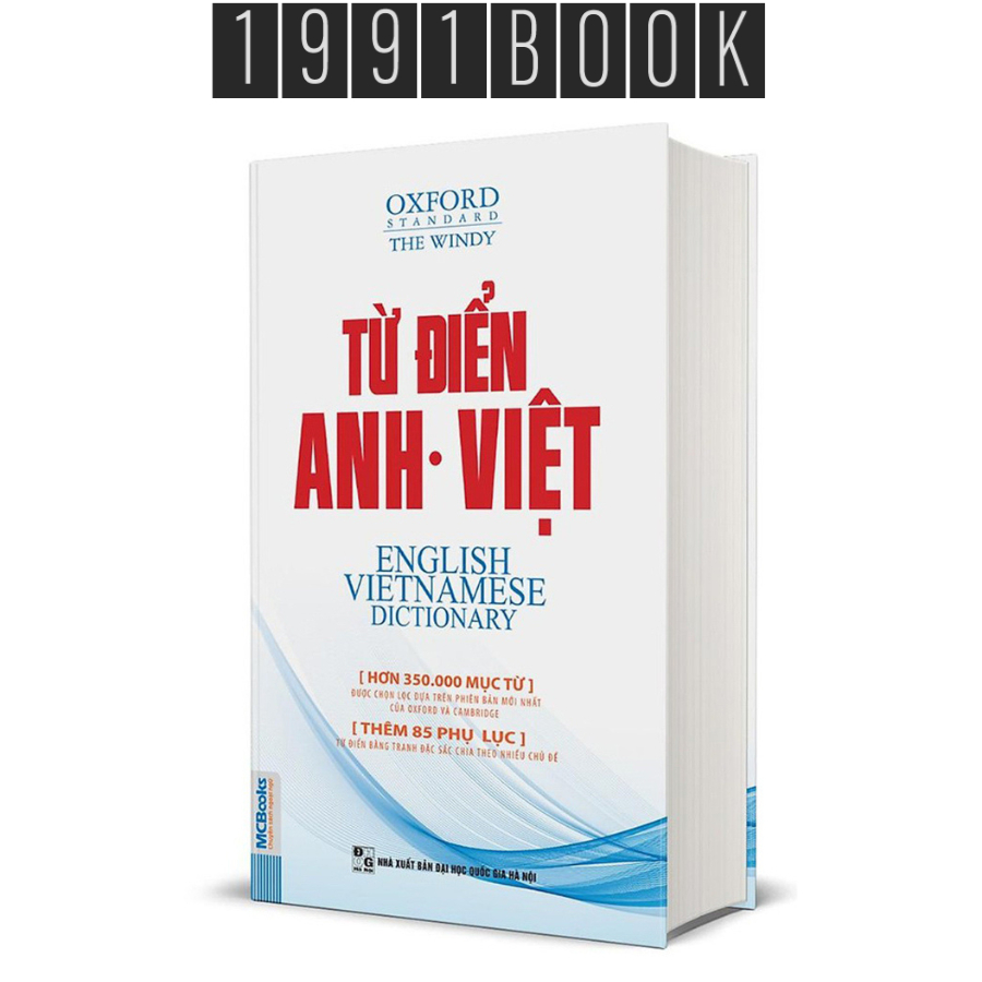 Sách - Từ Điển OXFORD Anh - Việt 350.000 từ bìa trắng Mềm