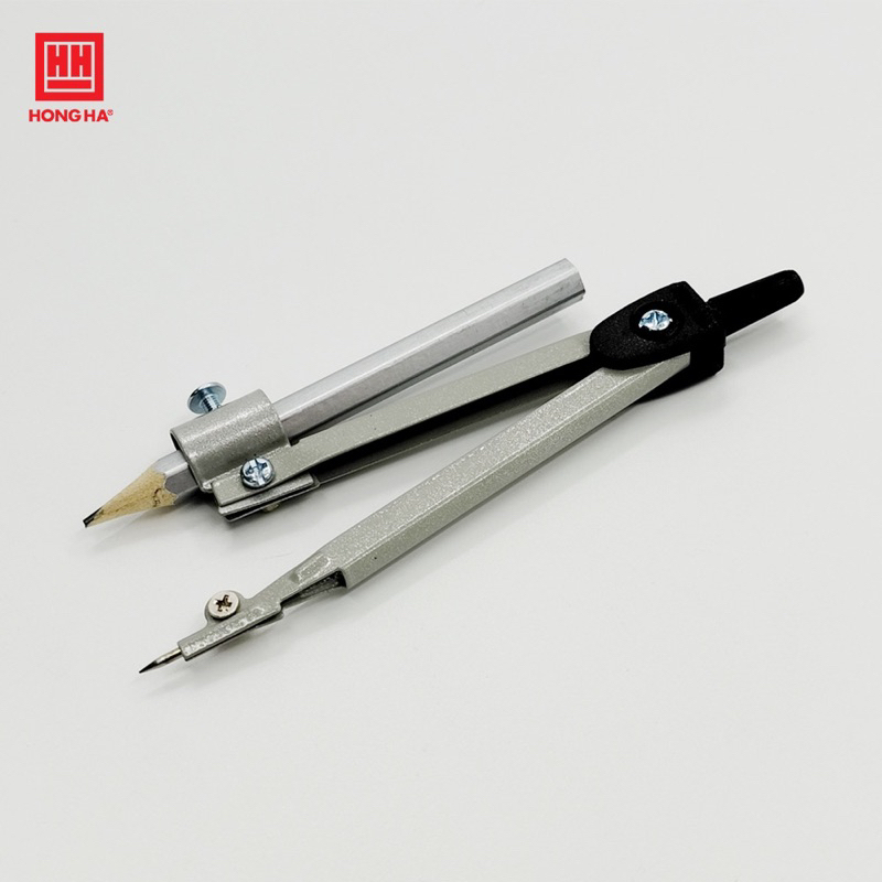 Compa bút chì gỗ học sinh Hồng Hà