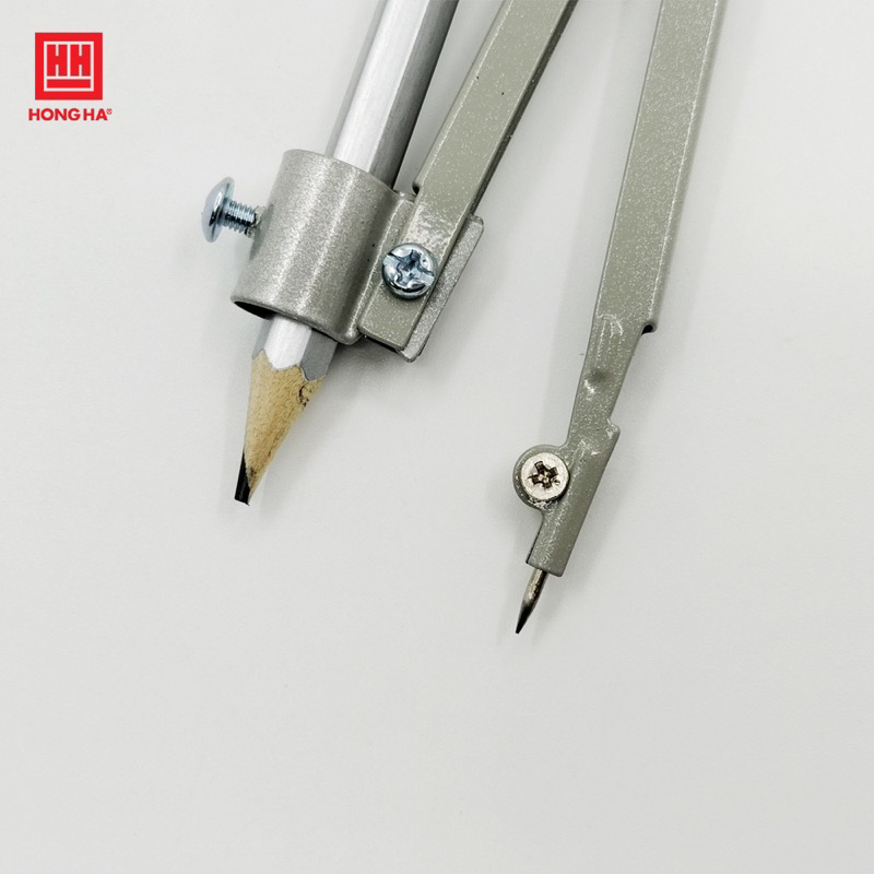 Compa bút chì gỗ học sinh Hồng Hà