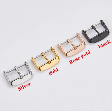 Khóa đồng hồ cao cấp thép không gỉ 316 - khóa kim dày - Đủ size 10/12/14/16/18/20/22/24mm