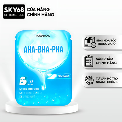 Mặt nạ giúp tẩy tế bào chết, giảm mụn Foodaholic AHA - BHA - PHA Ample Mask 23ml
