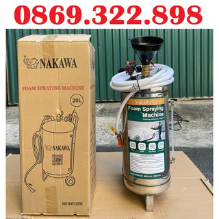 Bình phun bọt tuyết inox 20l nakawa bb-20i
