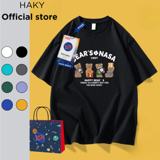Áo thun local brand unisex haky,áo phông local brand bigsize in hình gấu chất liệu 100% cotton 11