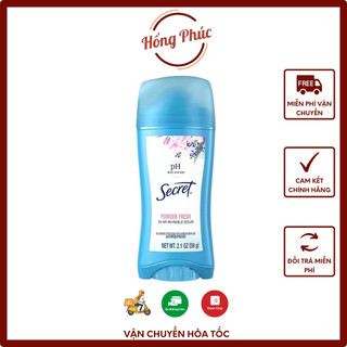 Lăn khử mùi Secret Powder Fresh dạng sáp 59g