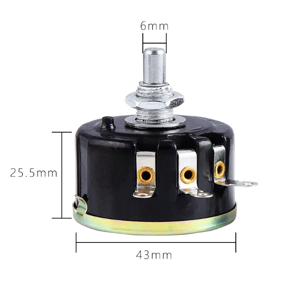 BIẾN TRỞ WX112-050 5W CÁC GIÁ TRỊ470R, 1K,2K2,4K7,10K,22K