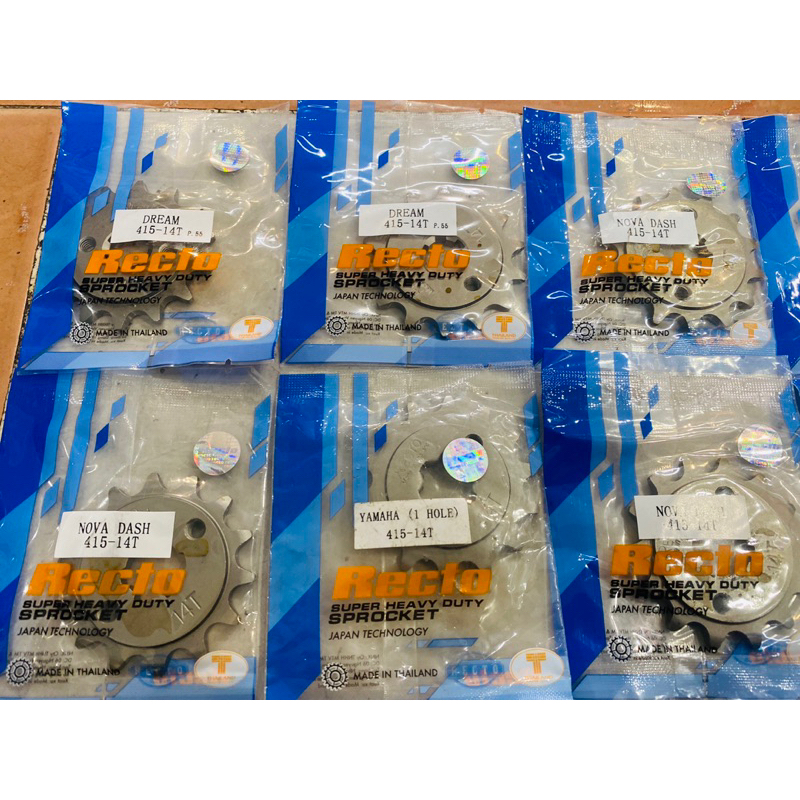 NHÔNG RECTO Thailand 7Li : Đủ Size 13 14 15 HonĐa Winner/Sonic/Exciter/Dream/Wave ////