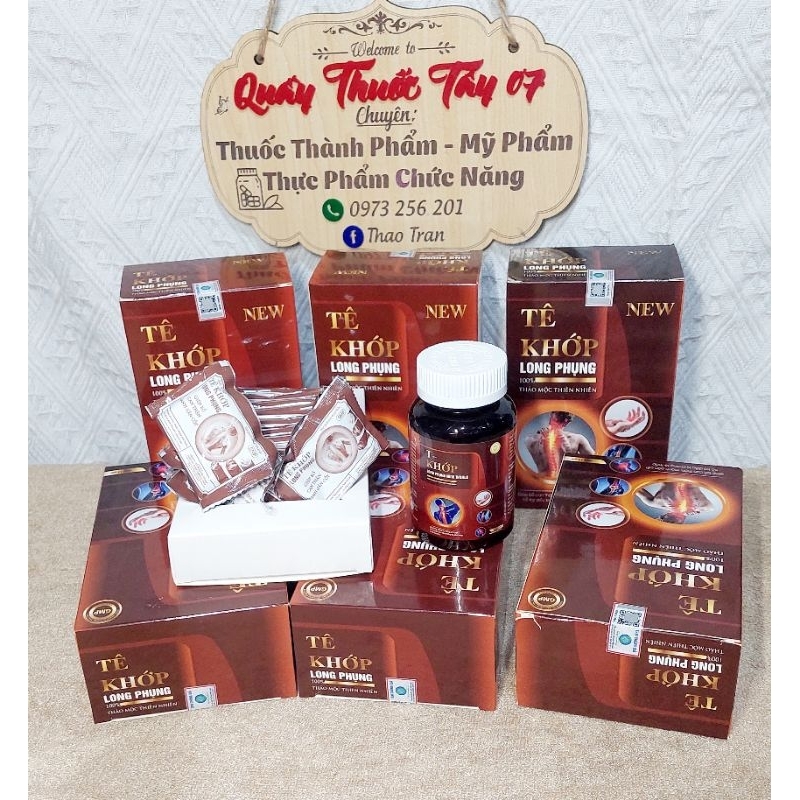Tê Khớp Long Phụng New Hỗ Trợ Phong Tê Thấp, Bổ Can Thận ,Mạnh Gân Cốt