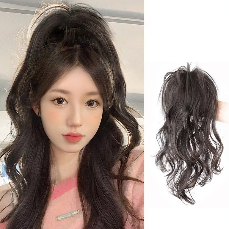 Beautycoco🍊Tóc Giả Dài 30CM Xoăn Nhẹ Nhàng Tự Nhiên Và Gợn Sóng Phong Cách Công Chúa Cho Nữ