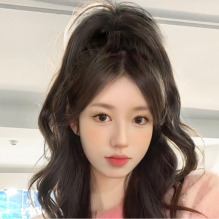 Beautycoco🍊Tóc Giả Dài 30CM Xoăn Nhẹ Nhàng Tự Nhiên Và Gợn Sóng Phong Cách Công Chúa Cho Nữ