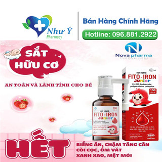 ⭐️ Sắt xịt hữu cơ Fito Iron junior, vị thơm ngon